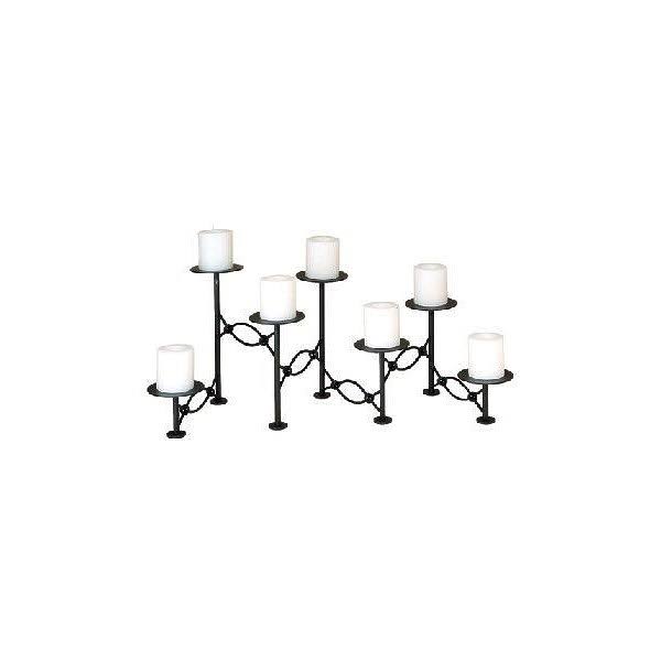 Minuteman Adjustable Chain Hearth Candelabra in Black X304115