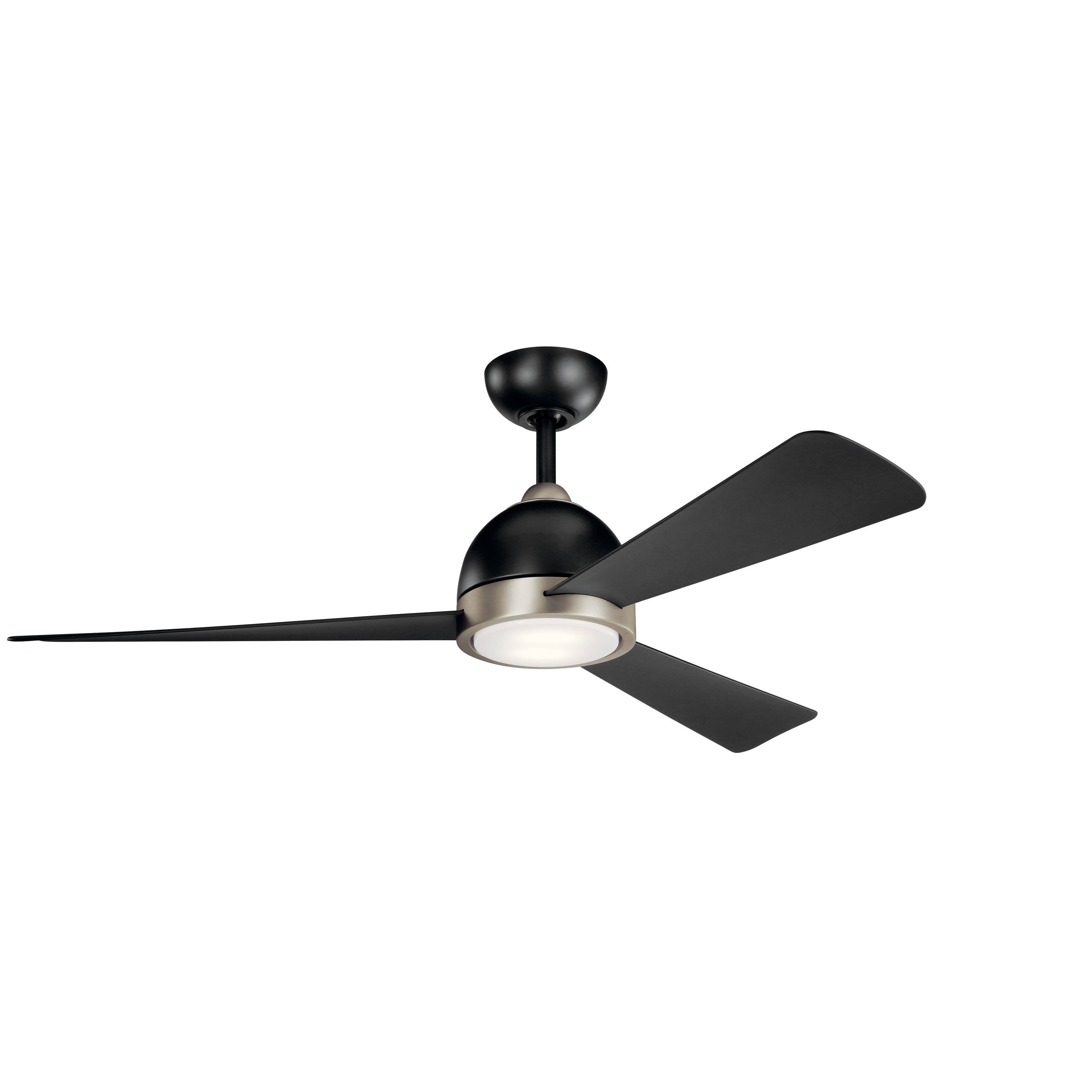 Kichler 300270SBK Incus Satin Black 56x22 LED Ceiling Fan