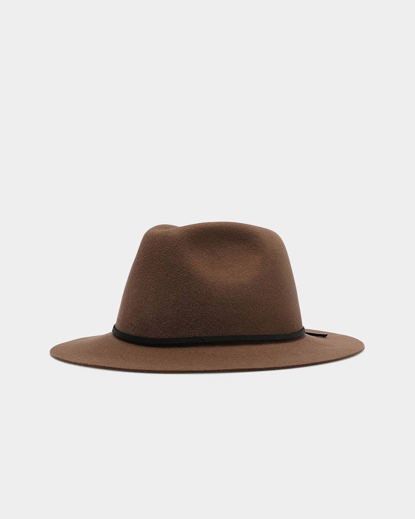 Brixton Wesley Fedora Bison/Black, S