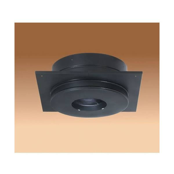 Duravent 6x22 DuraPlus Round Ceiling Support Painted Black
