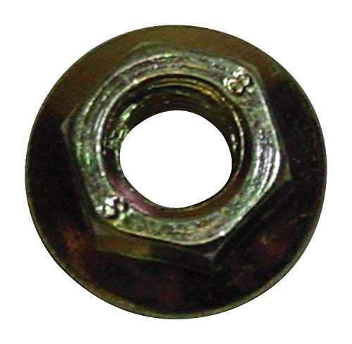 FLANGE NUTS M6 SERR - Flange Nut, Serrated, M6, Steel, Bright Zinc Plating, 50 Pack (Pack of 20) (FLANGE NUTS M6 SERR)