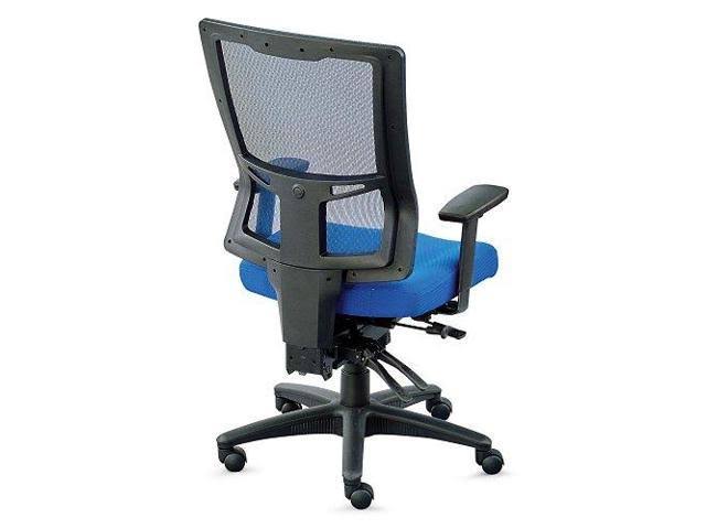 Perspective Mesh Highback Chair Black Mesh Back/Black Dove Fabric Seat/Black Frame