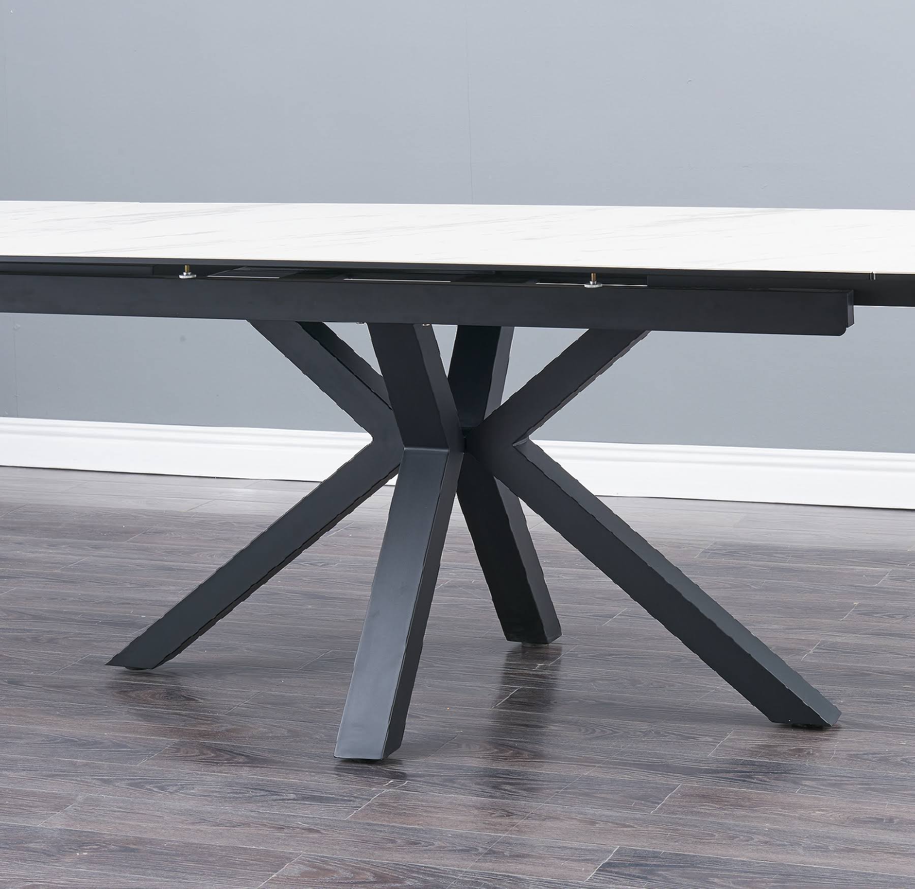Global Furniture Black Tempered Glass Dining Table