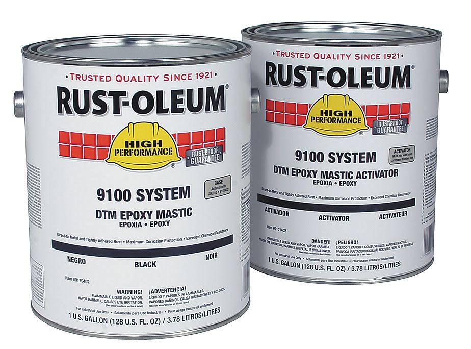 Rust-Oleum 9182402-4430 Activator/Finish Kit, Silver Gray, Epoxy