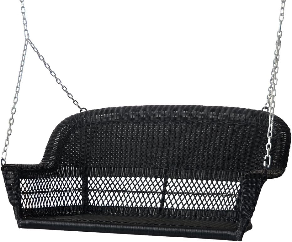 Jeco W00207S-D Resin Wicker, Black