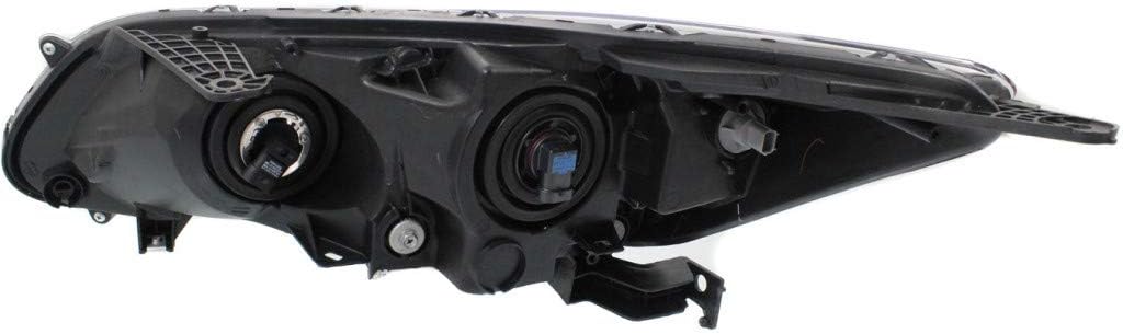 For Honda Accord Headlight 2013 2014 2015 Passenger Side Bulbs Included Halogen Sedan CAPA Certified For HO2503151 | 33100-T2A-A01