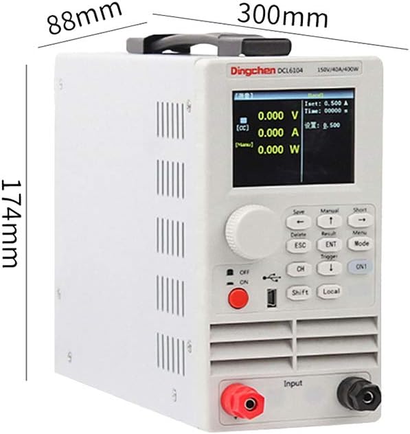 110V/220V DC Electronic Load DCL6104 Single Channel 400W 0-150V 0-40A LED Drive Battery Capacity Load Tester (USB)