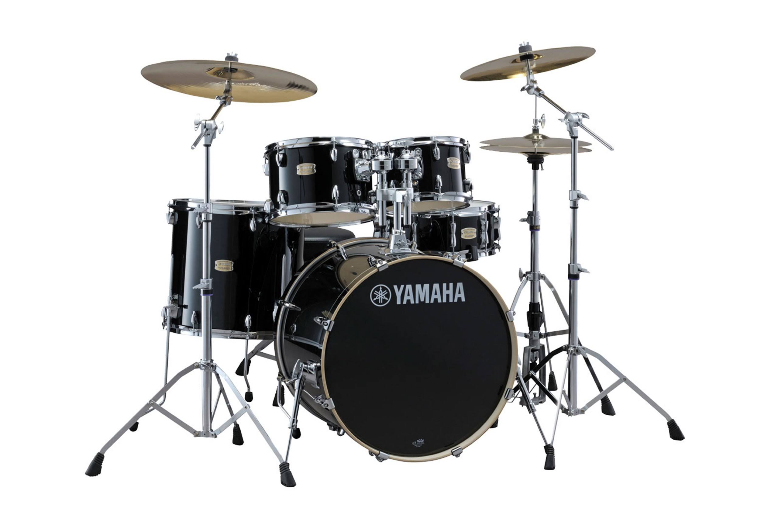 Yamaha Stage Custom Birch 5-Piece Shell Pack with 20x22 Bass Drum Raven Black