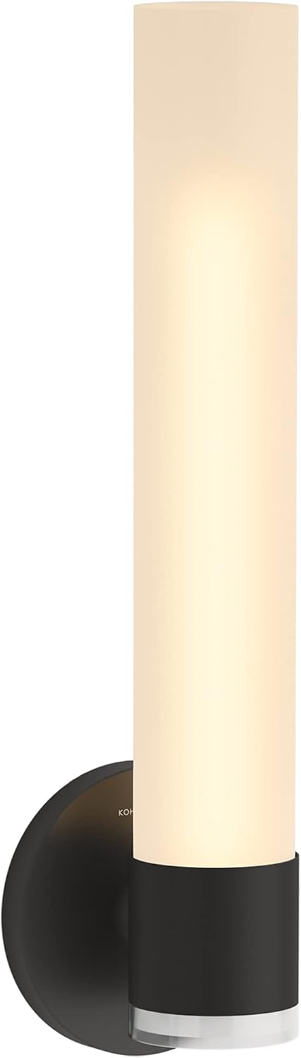 Kohler 32375-SC01-BLL Purist Single Tube Sconce, Matte Black