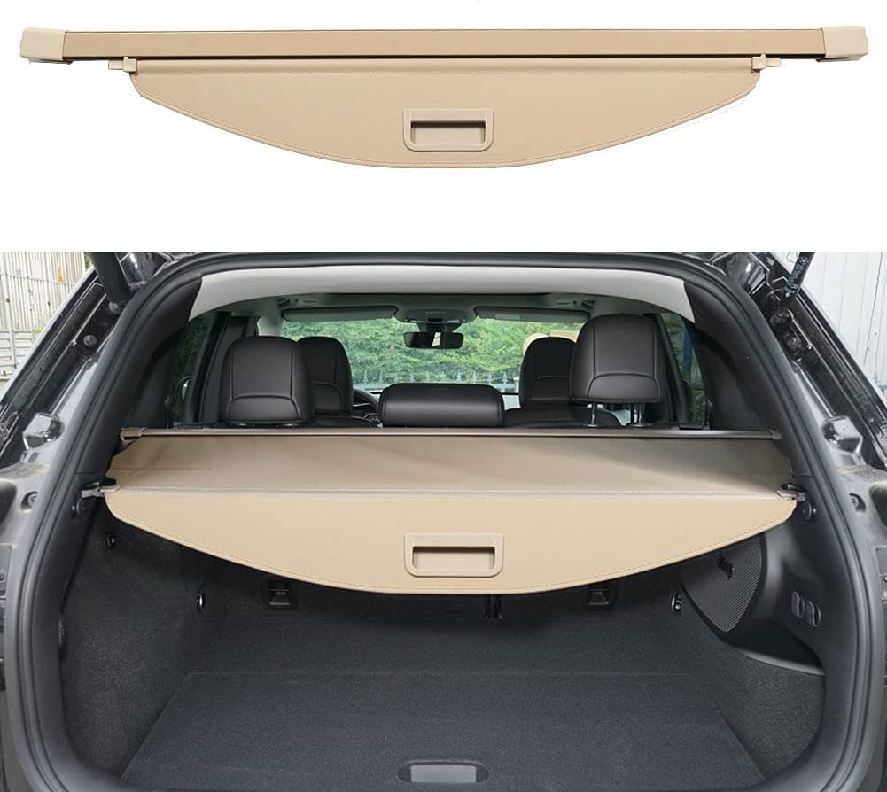 BOPARAUTO Cargo Cover for Jeep Cherokee Accessories 2019 2020 2021 Rear Trunk Shade Cover(Not fit for Grand Cherokee)