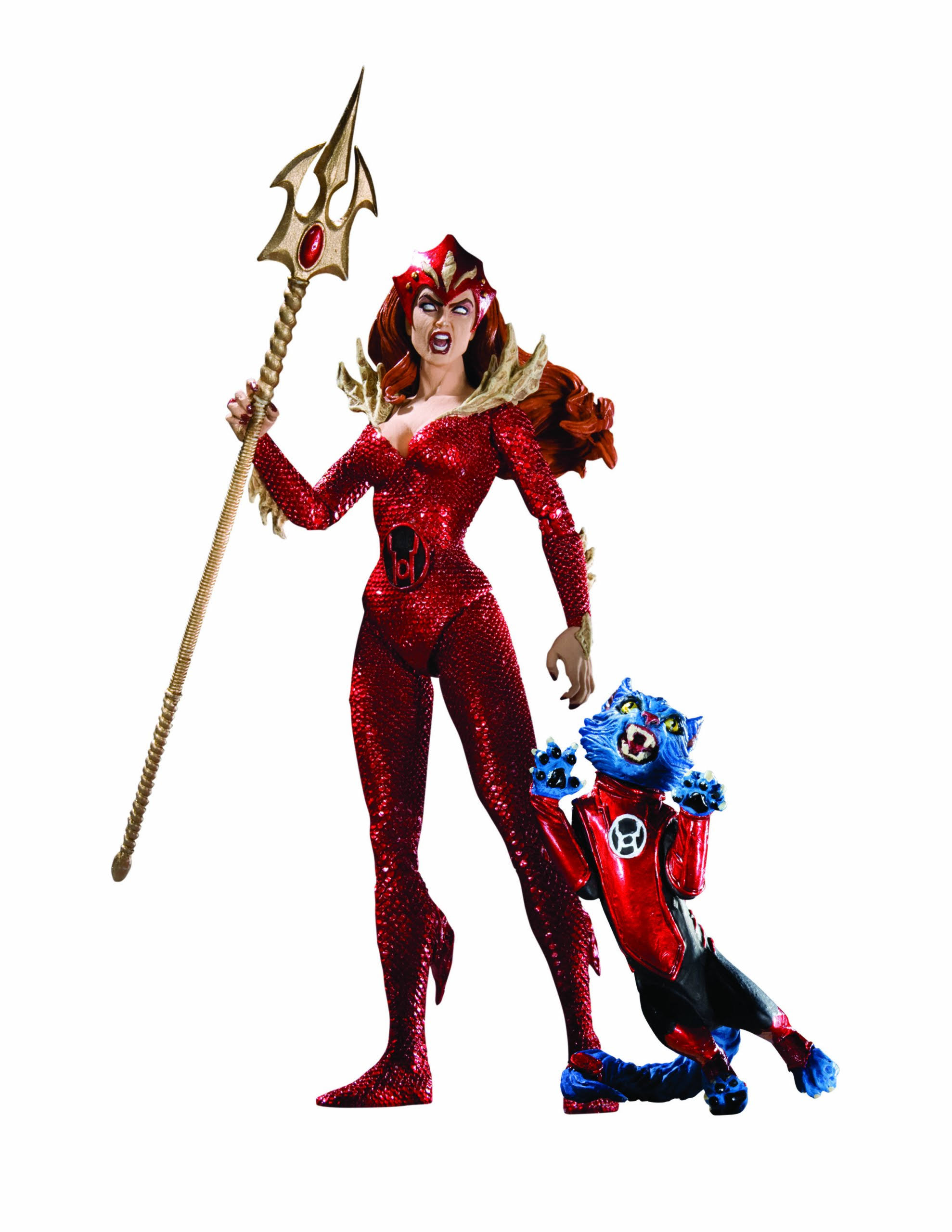DC Direct Blackest Night Series 7 Red Lantern Mera Action Figure