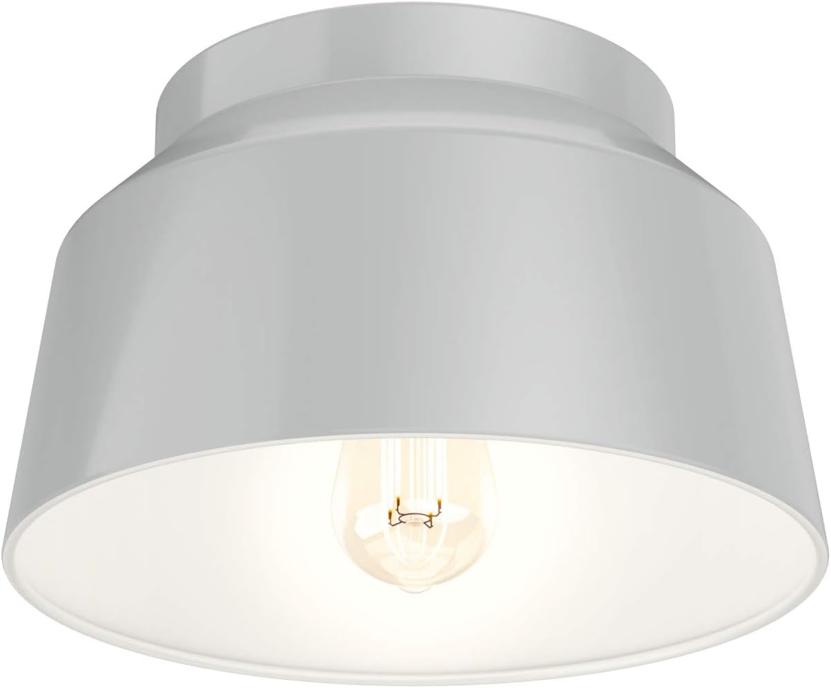 Hunter Fan Company 19022 Cranbrook Flush Mount Light, Dove Grey Finish Pack of 2