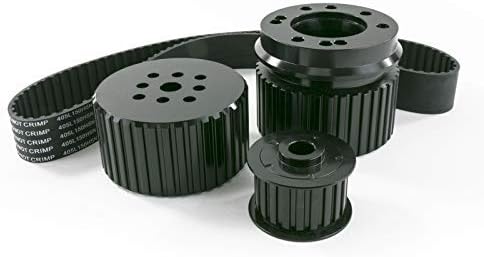 A-Team Performance - Gilmer Style Pulley Kit - Compatible with Chevrolet BBC Big Block Chevrolet Black