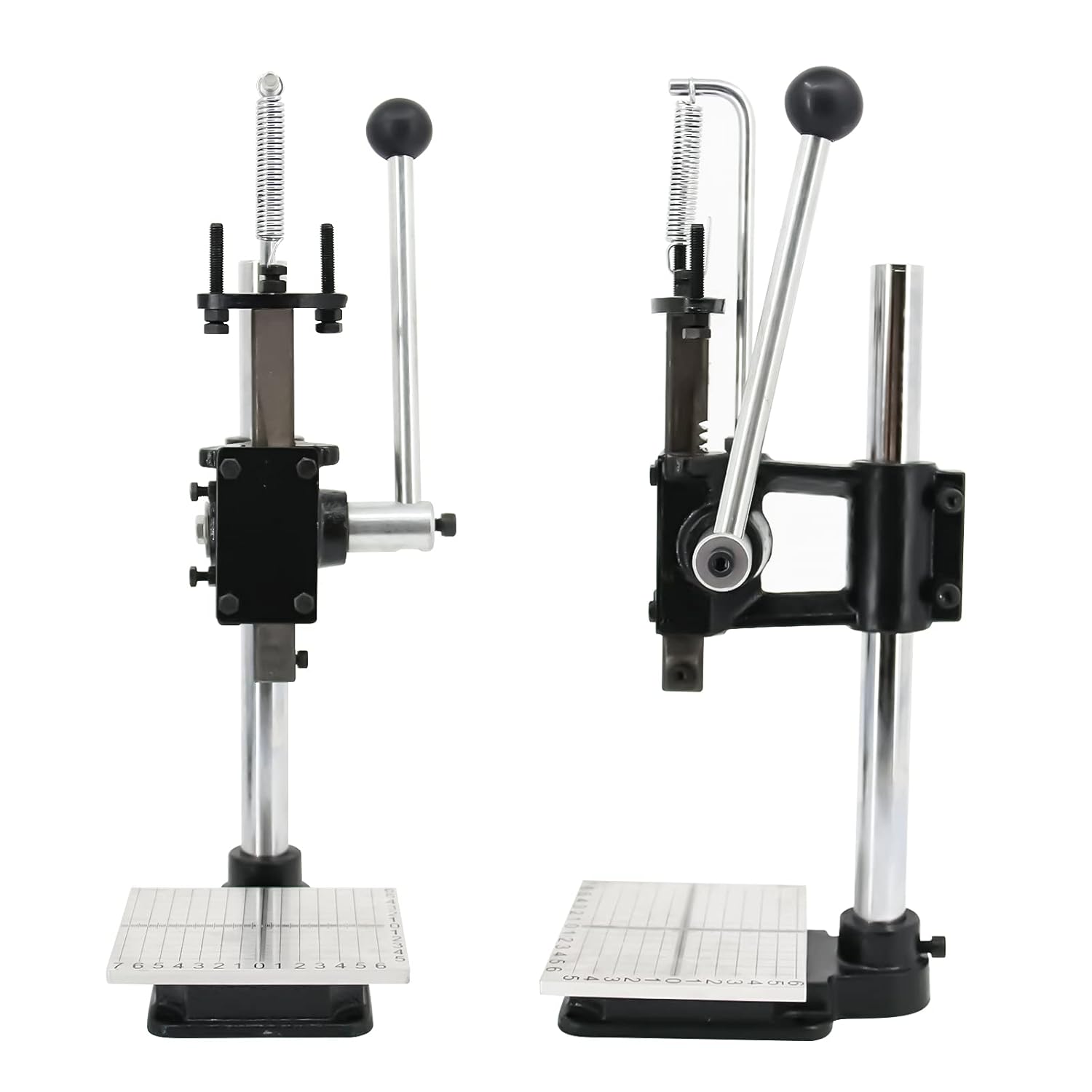 LuckyHigh Manual Leather Hole Puncher Hand Punching Machine for DIY Leather Craft Punching Holes with Chuck