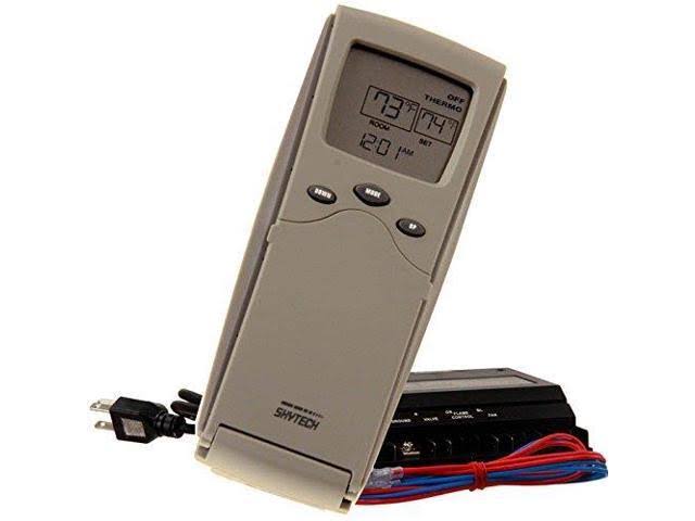 Skytech 3301PF Fireplace Remote with Thermostat and Fan Control