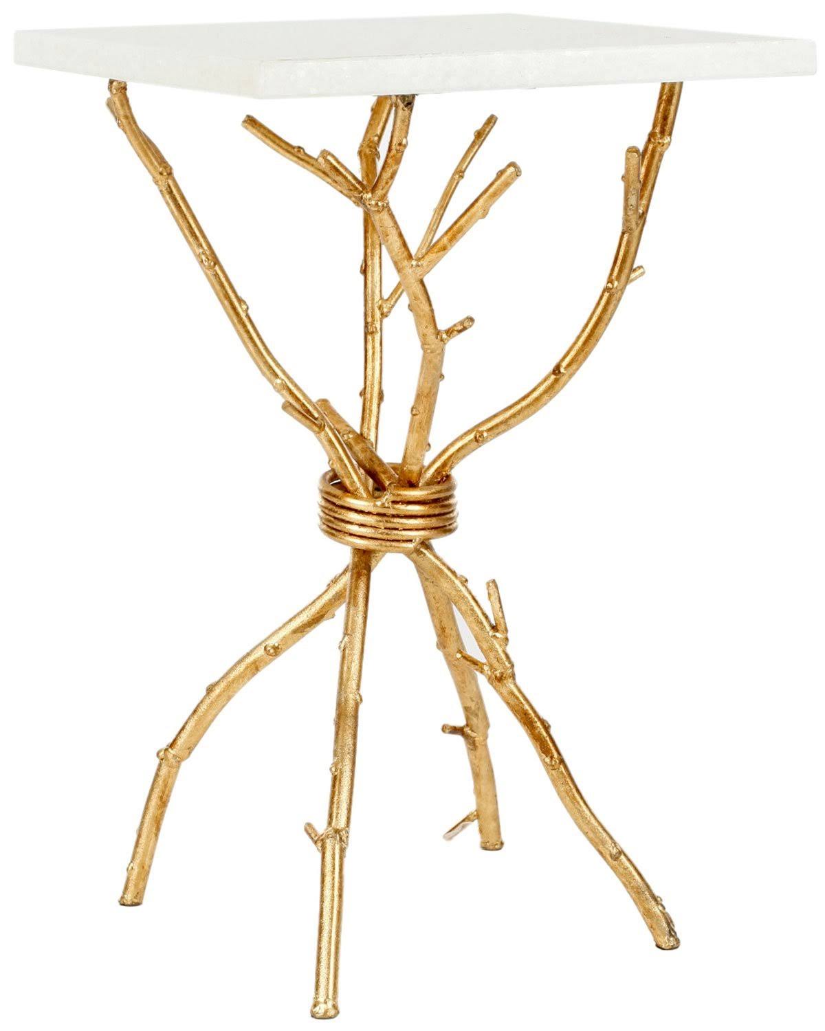 Safavieh Alexa Accent Table - Silver / Black