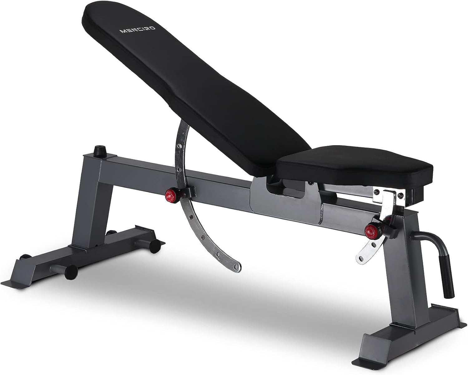 MENCIRO Adjustable Weight Bench, 7 Back Positions 3 Seat Positions Full Body Workout Bench for Home Gym Bench Press Weight lifting