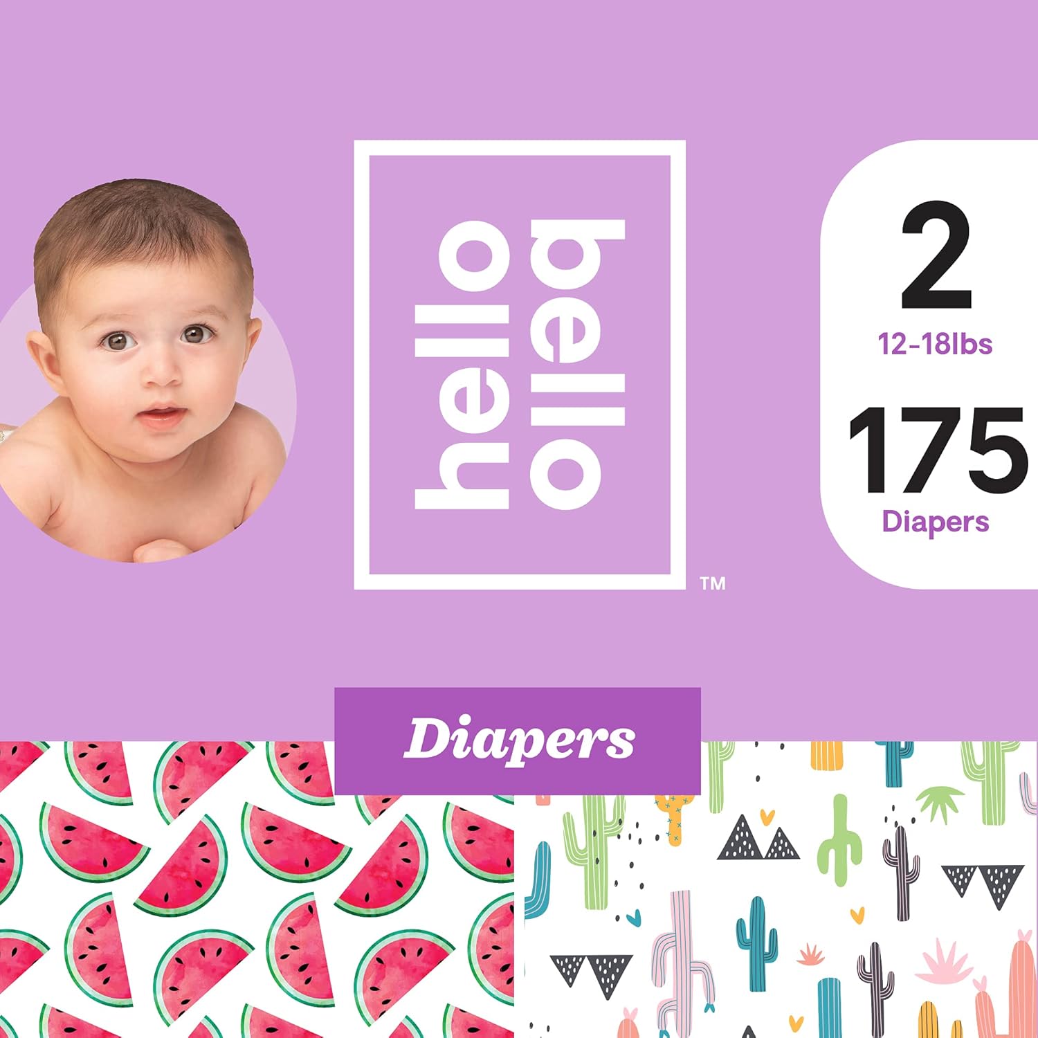 Hello Bello Baby Diapers - Size 6 - Safari & Building Blocks Pattern - Super Absorbent & Hypoallergenic Baby Diapers - 90 Count (5 Packs of 18) Pack of 2