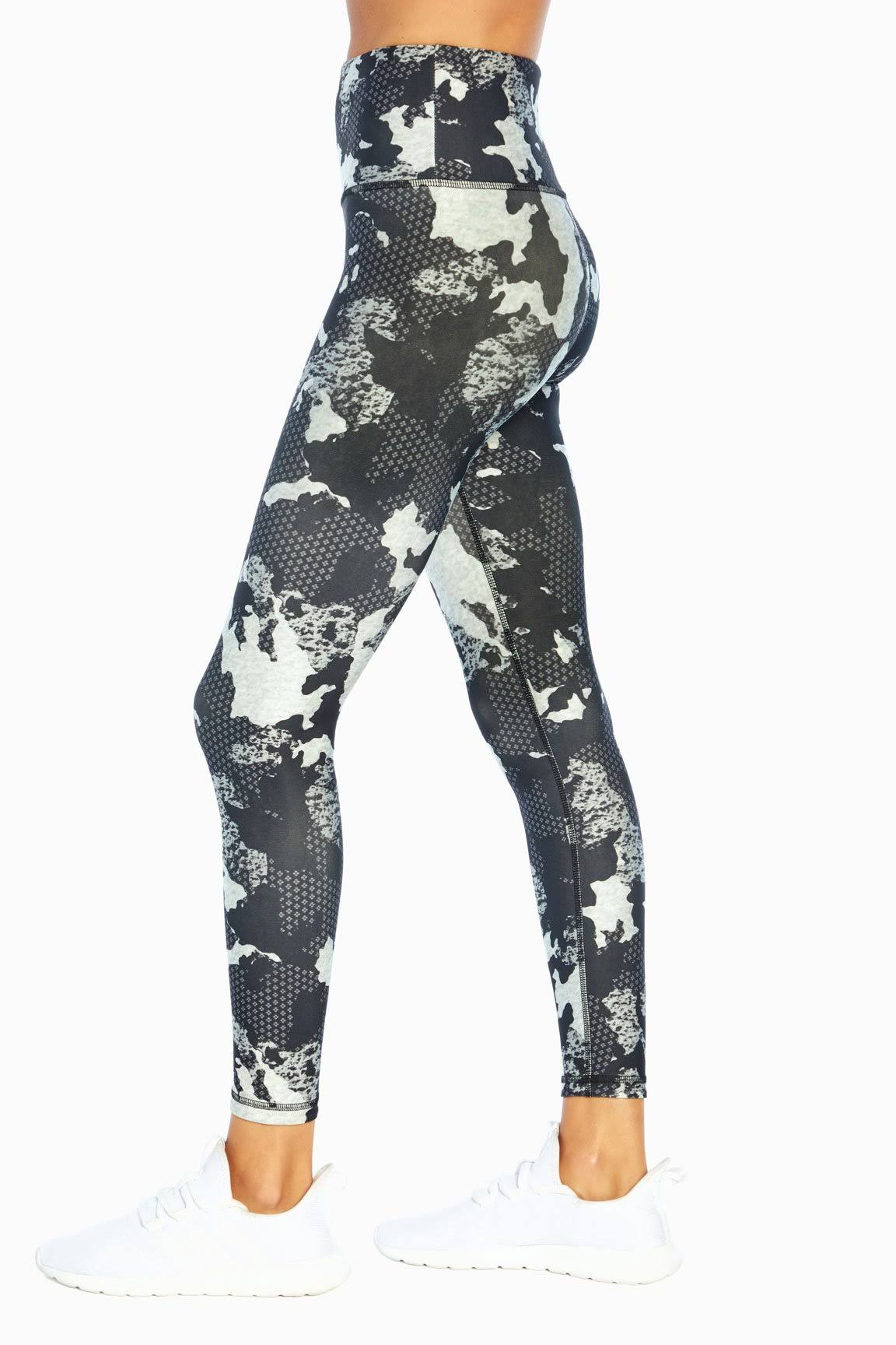 Astrid Ankle Reversible Legging Black Animal Speckle/Black Digitized / XL