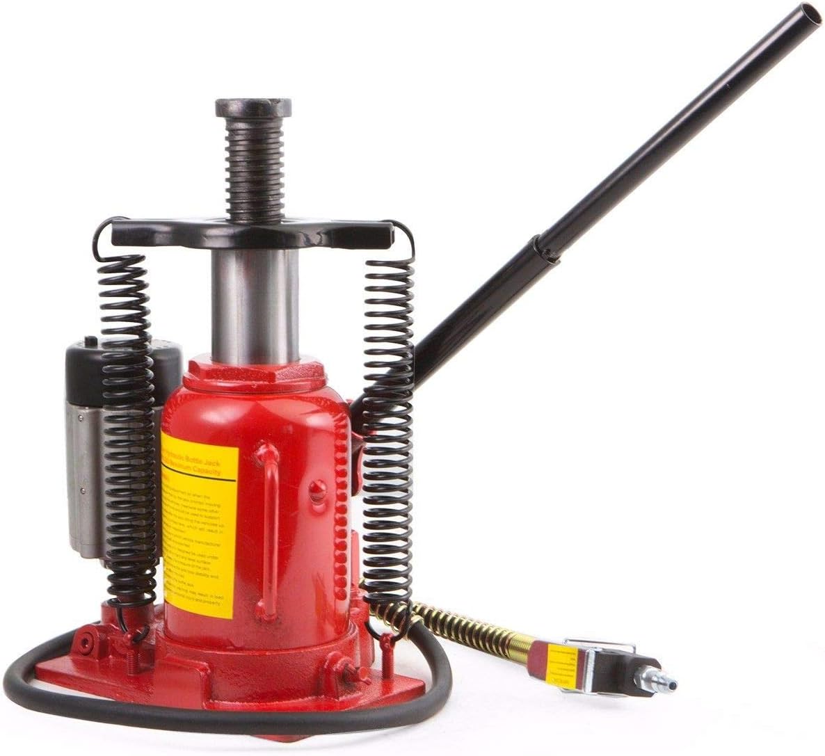 Stark 20 Ton Air/Hydraulic Operated Bottle Jack Air Tools Auto Low Profile Manual Jack Air Jack with Handle