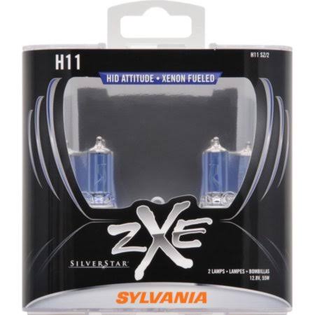 Sylvania H11 SilverStar zXe Halogen Bulb, Pack of 2