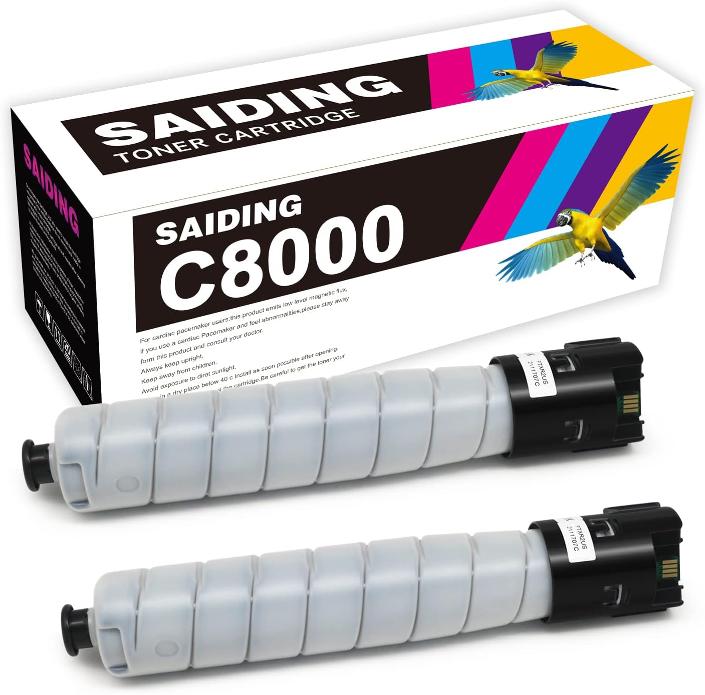 SAIDING C8000 Toner Cartridge Remanufactured Toner Compatible with Xerox Versalink C8000 Printer 2PACK