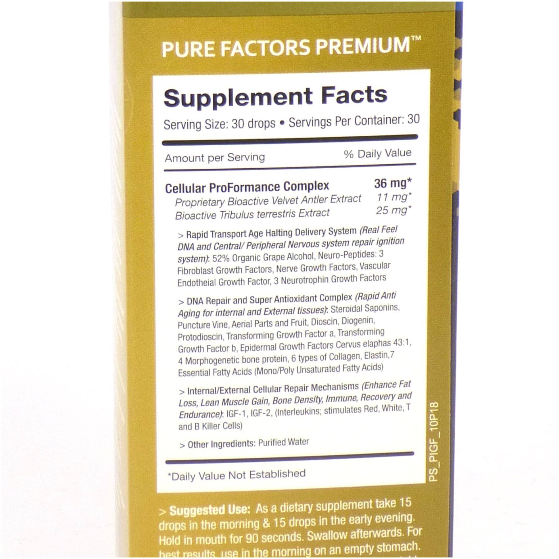 Pure Factors Premium by Pure Solutions - 1 Ounce