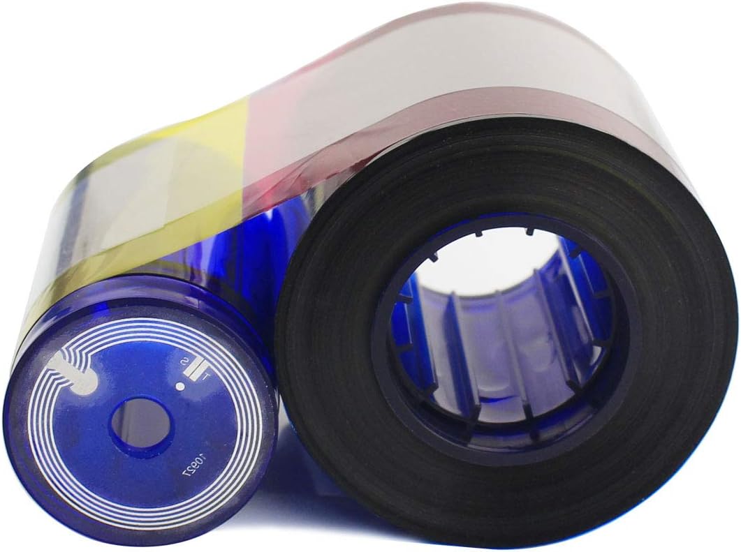 535000-003 Color Ribbon Kit for Datacard CP40 CP60 CP80 Card Printer, YMCKT 500 Images (YMCKT) Pack of 2