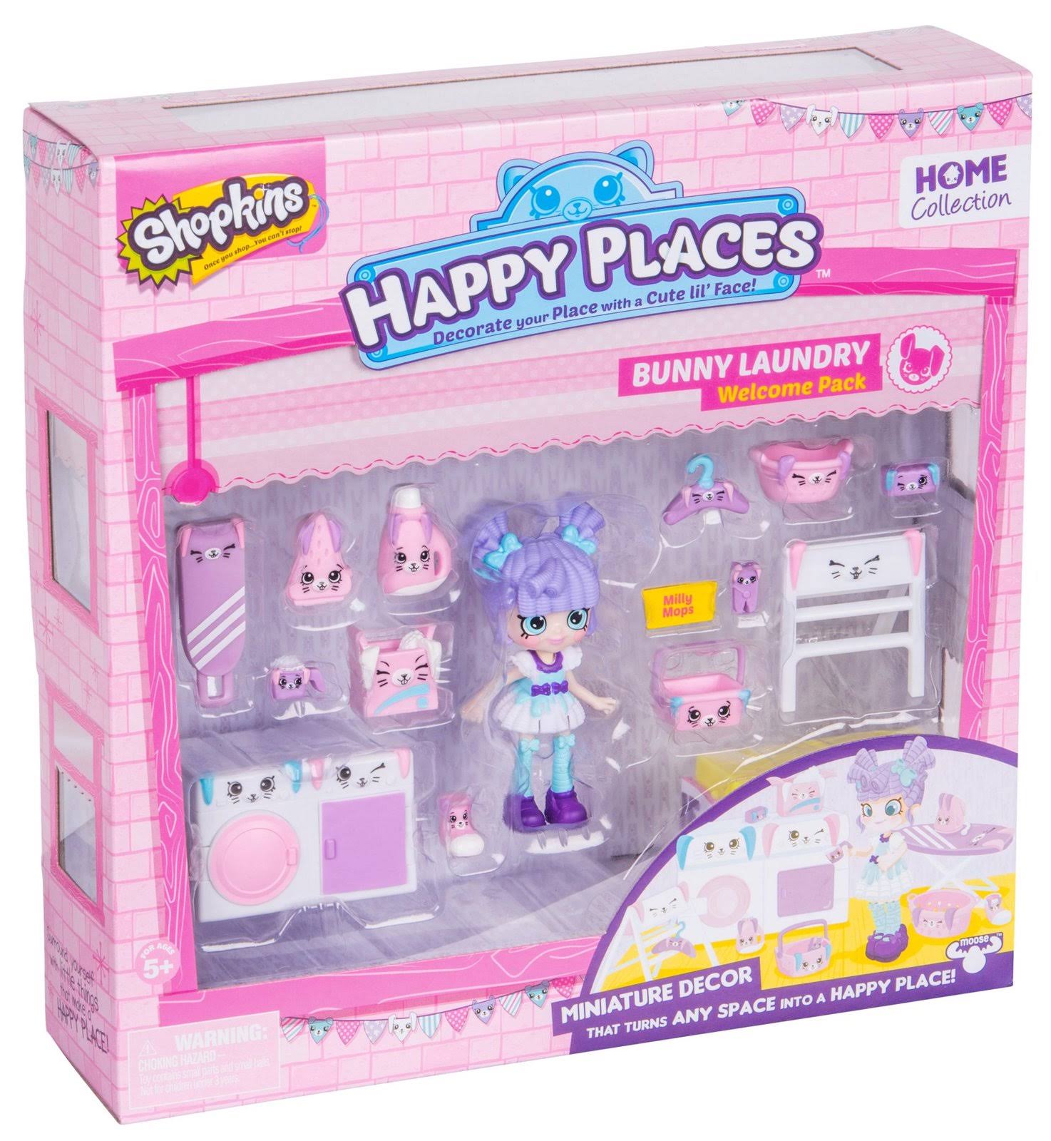 Happy places Shopkins Welcome Pack - Bunny Laundry