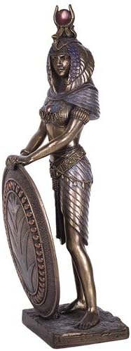 Pacific Giftware Standing Isis Statue Egyptian Goddess Bronze Finish