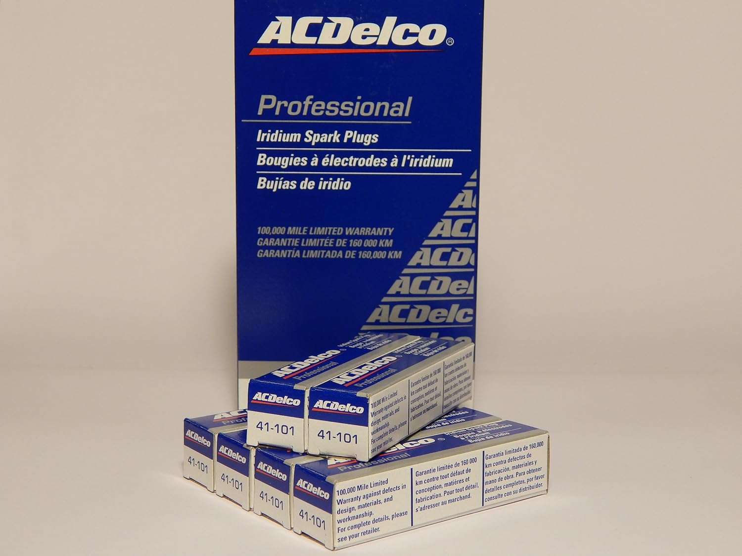 ACDelco # 41-101 Professional Iridium Spark Plug --- 6 Pcs NEW