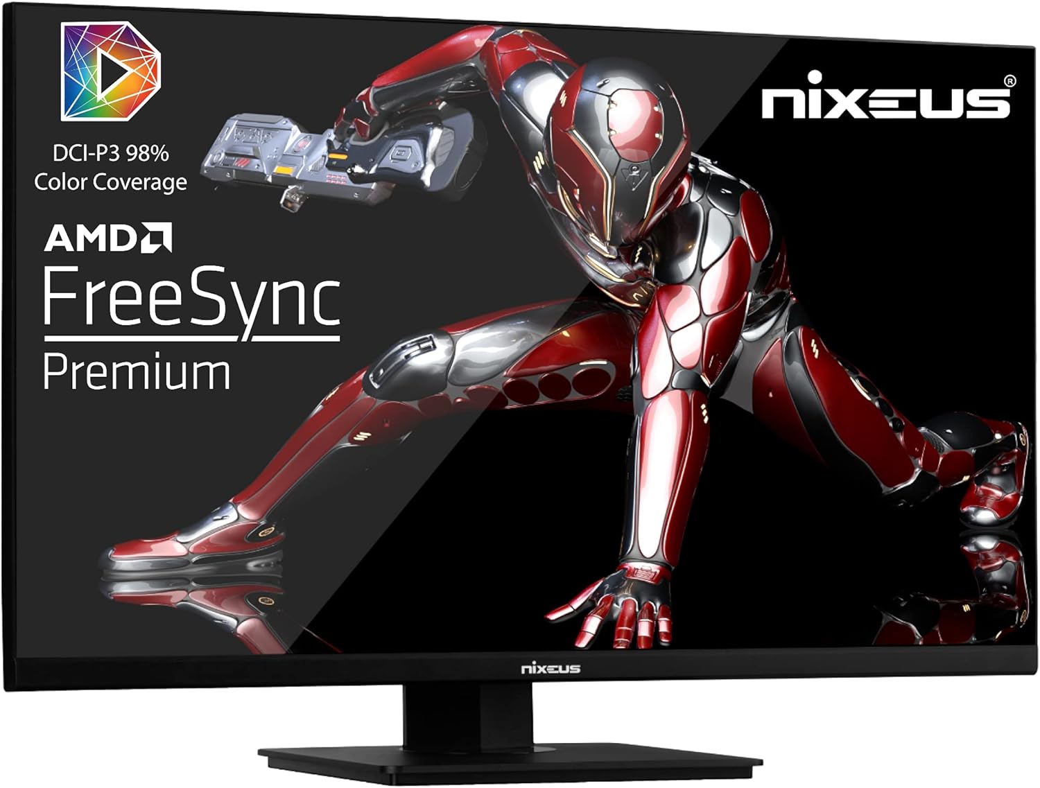Nixeus EDG 27&rdquo; Fast IPS KSF LED 2560 x 1440 AMD FreeSync Premium Certified 165Hz Gaming Monitor (NX-EDG27X), Black