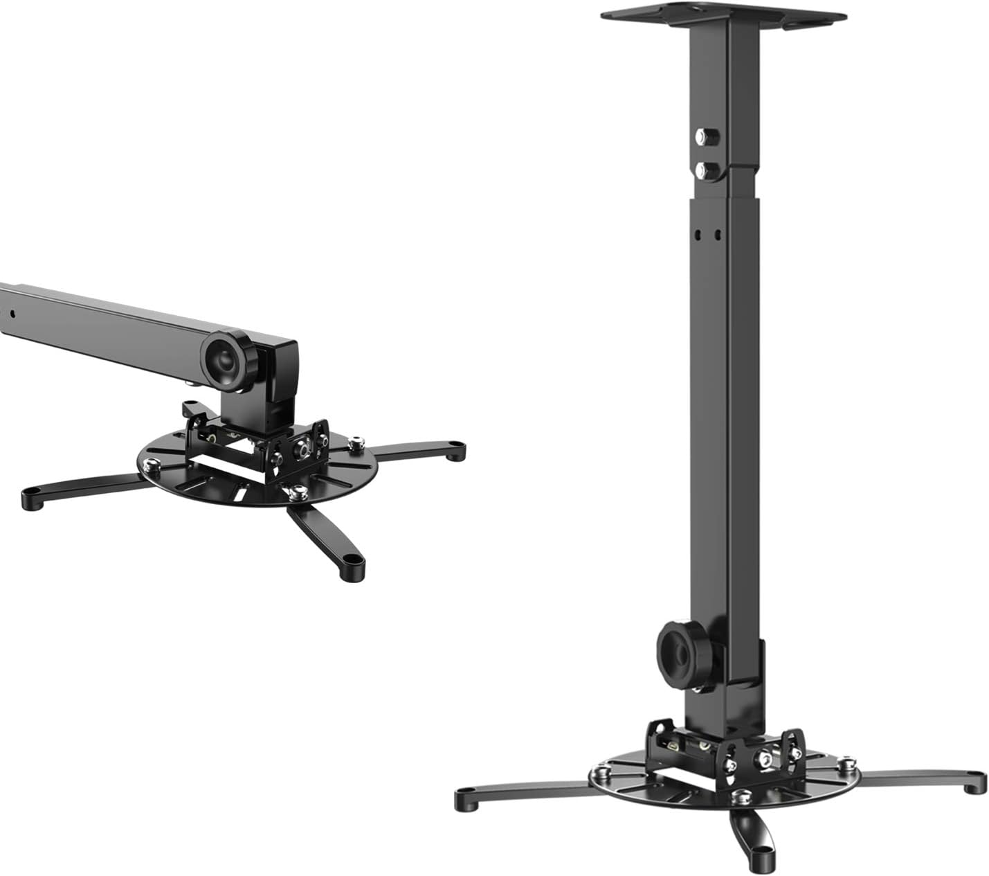 Gibbon Mounts Universal Projector Ceiling Mount Wall Mount Bracket with Extendable Pole Length 16.5