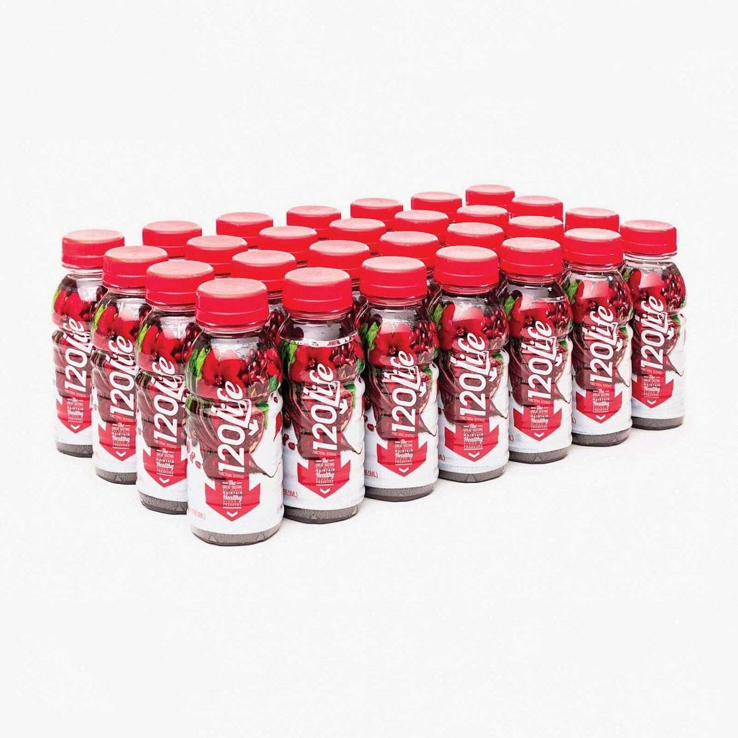 120/Life Natural Juice Drink for High Blood Pressure 8 Oz Bottle (28 Pack)