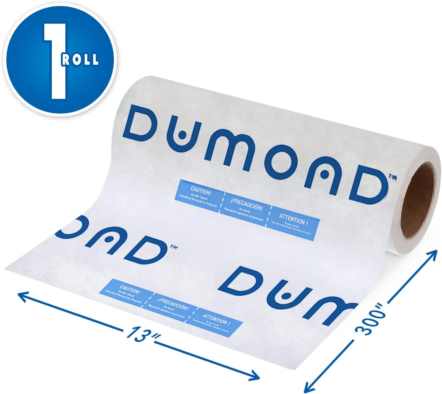 Dumond Laminated Paper PRO- Speeds up Paint Removal and Captures Airborne Dust, Debris & Lead Paint Flakes, Easy Disposal of All Paint Residue, Non-Toxic, Safe (1 Roll, 13” x 300 ft.) Pack of 2