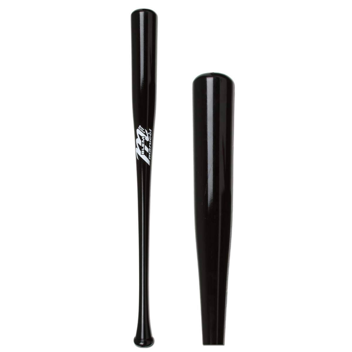 Marucci Maple Wood Baseball Bat: MCMBLEM Black Adult