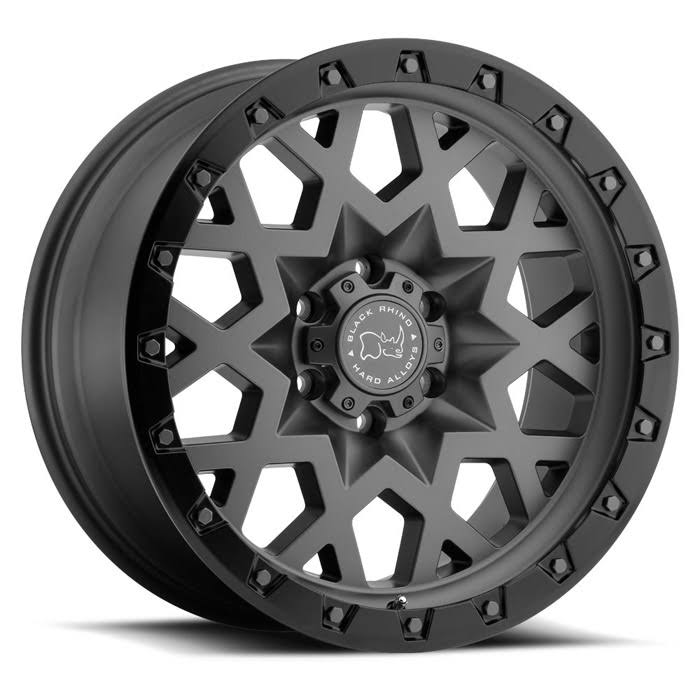 Black Rhino Sprocket, 18x9.5 Wheel with 5x5 Bolt Pattern - Matte Gunmetal
