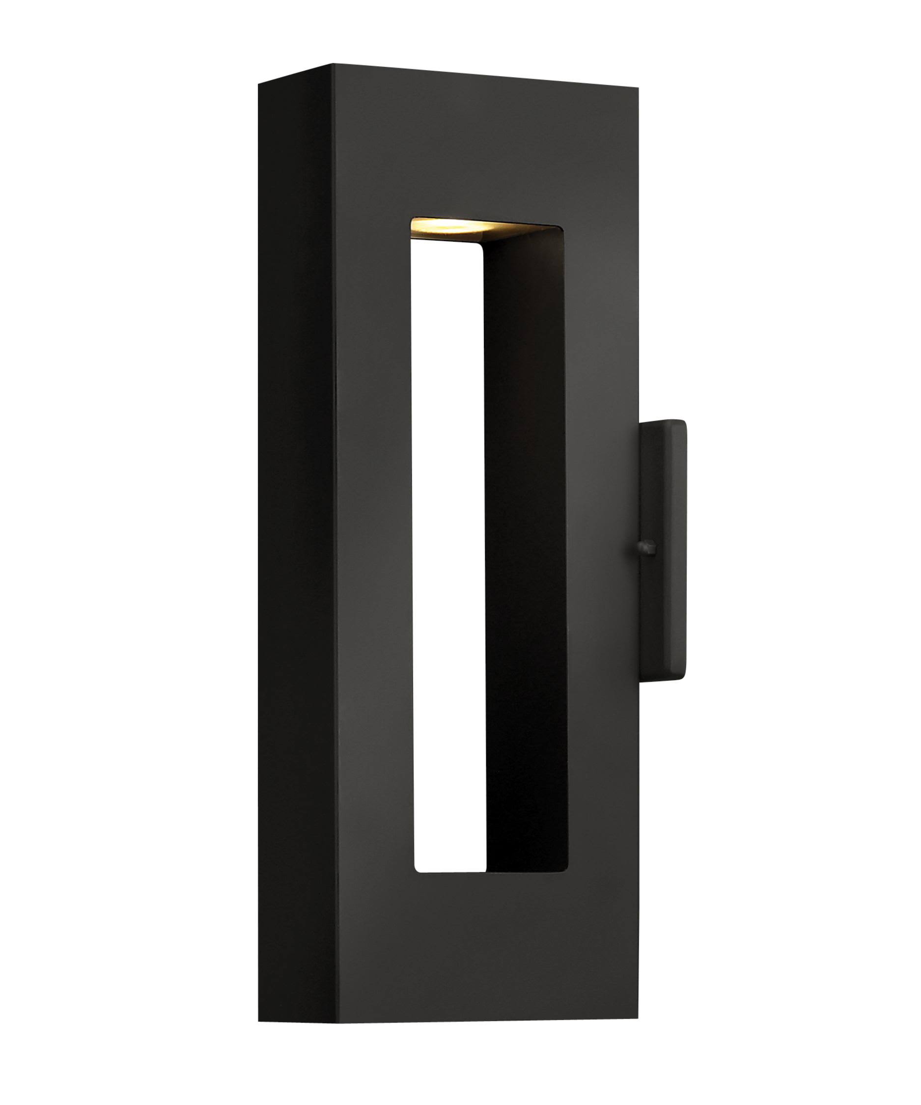 Satin Black Atlantis Outdoor Wall Light Hinkley 1640SK