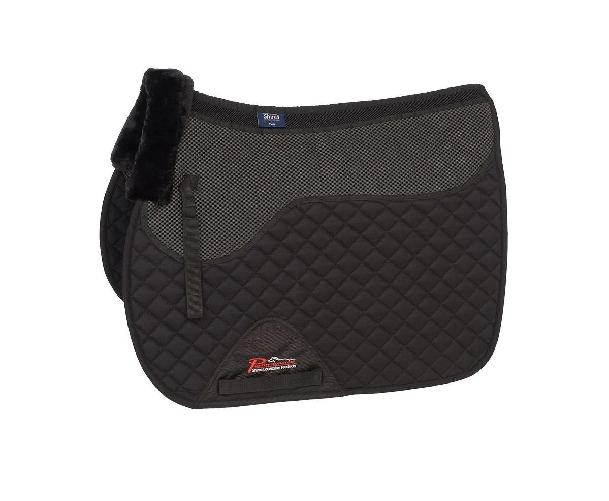 Shires Airflow Anti - Slip Saddle Pad - COB - Black