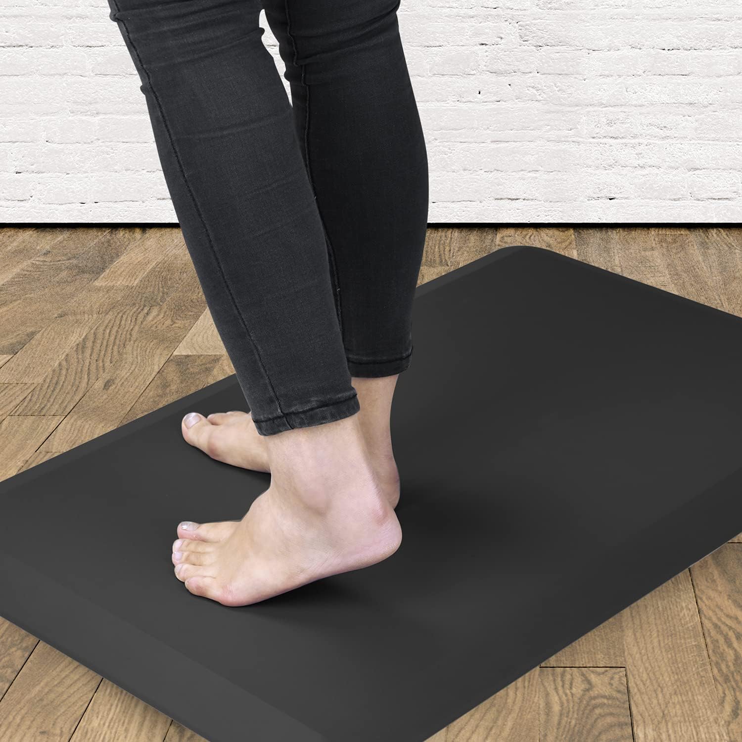 FURRYFECTION Anti Fatigue Floor Mat, 3/4 Inch Thick Cushioned Comfort Kitchen Mats, Standing Desk Mat, Stain Resistant & Non Slip Waterproof Floor Rug for Office, Home, Garage, 20