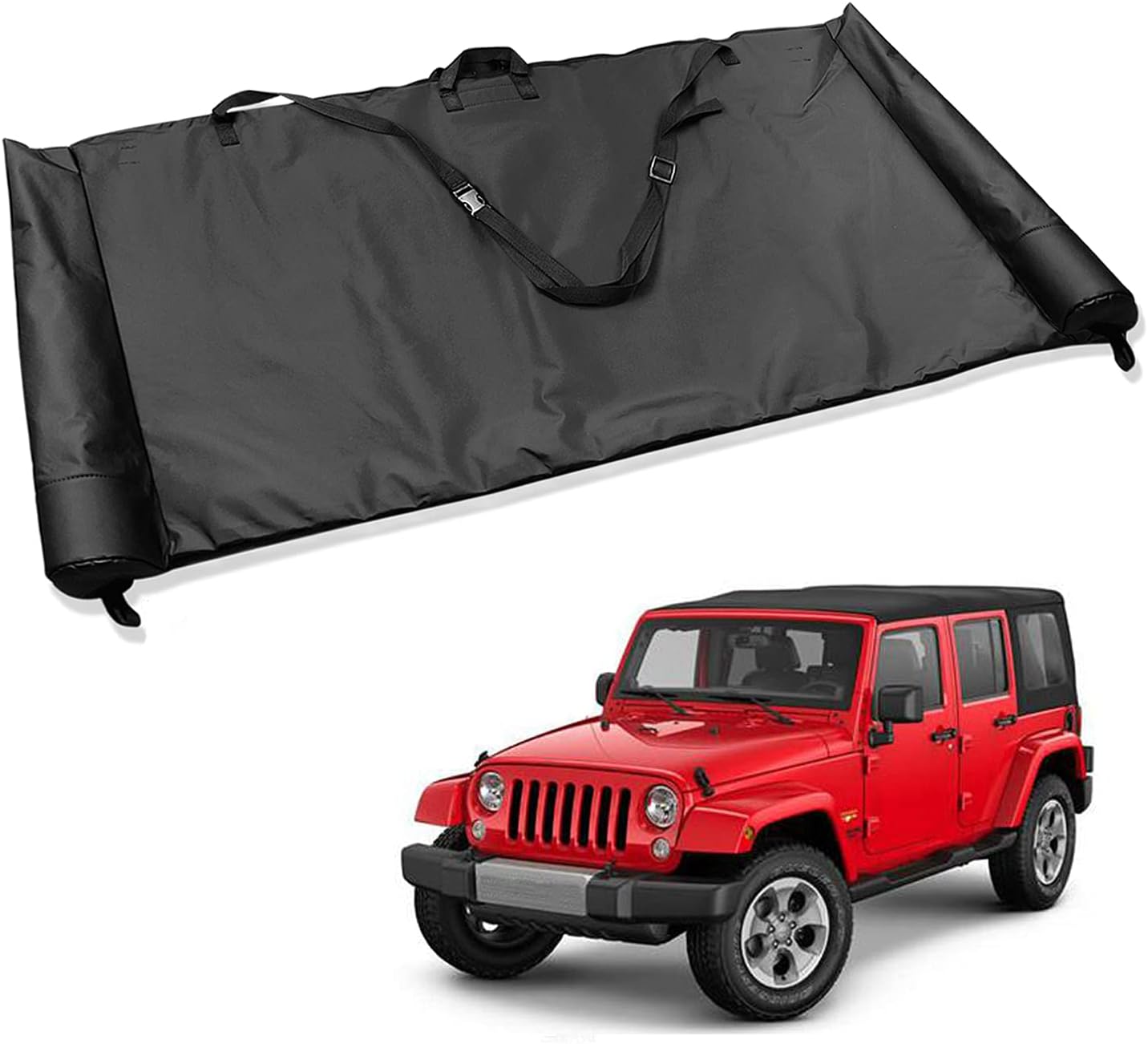 VONYDA Soft Top Window Storage Bag Fits for Jeep Wrangler JL JLU and Gladiator JT 2018-2021 Storage Cover 2-Door & 4-Door Replace 68358392AC