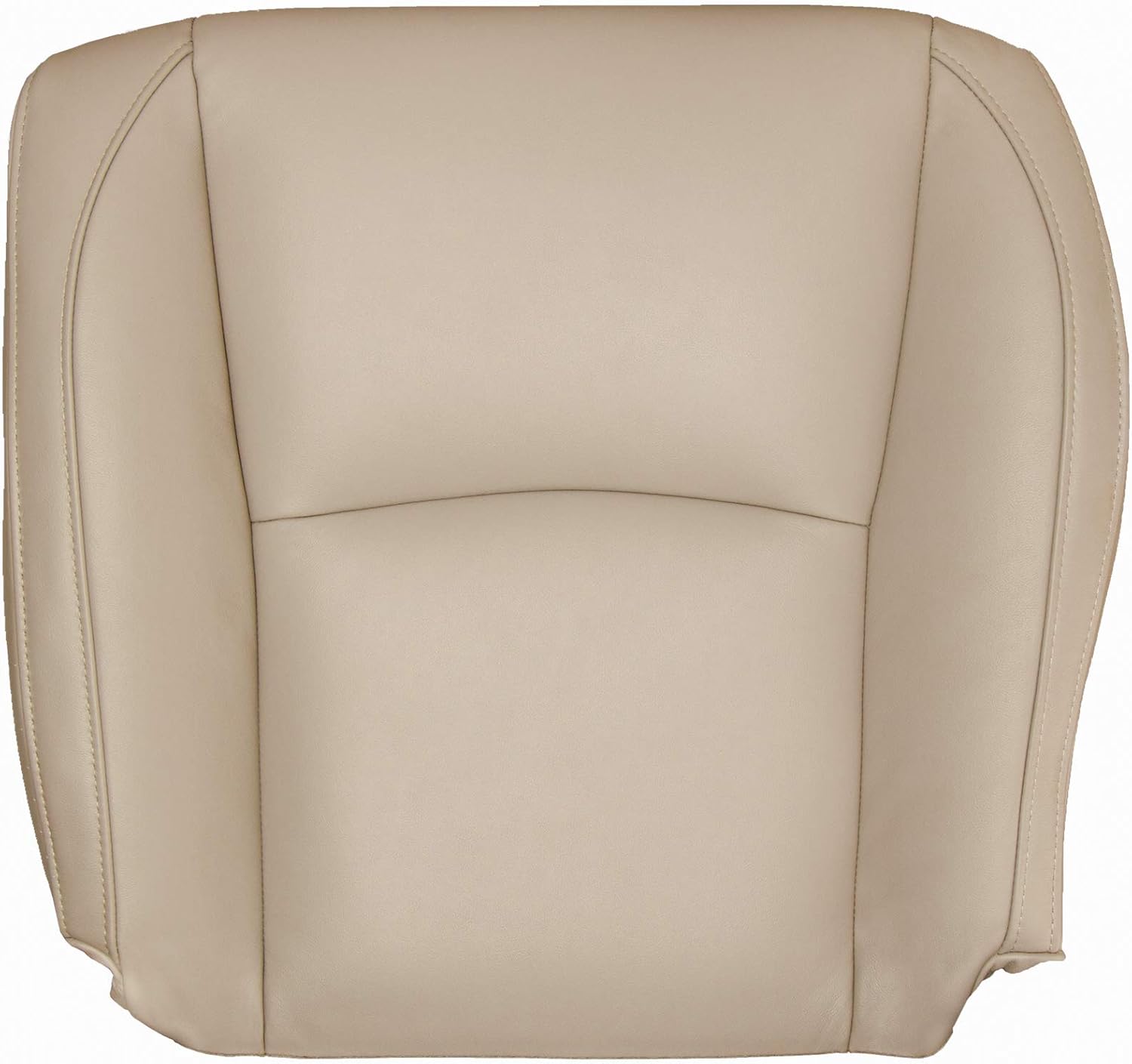 The Seat Shop Driver Bottom Replacement Leather Seat Cover - Dark Gray (Compatible with 2004 - 2009 RX 330, 350, and 400h)