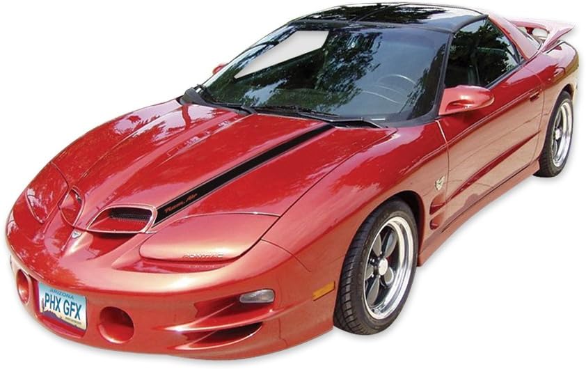 1998 1999 2000 2001 2002 Ram Air Trans Am Formula Firebird Decals & Stripes Kit - Black Pack of 2