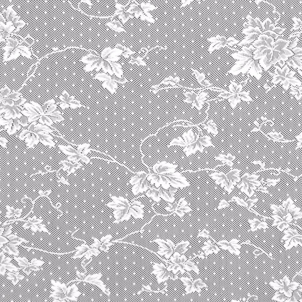 Heritage Lace English Ivy Panel White / 60 inch x 84 inch