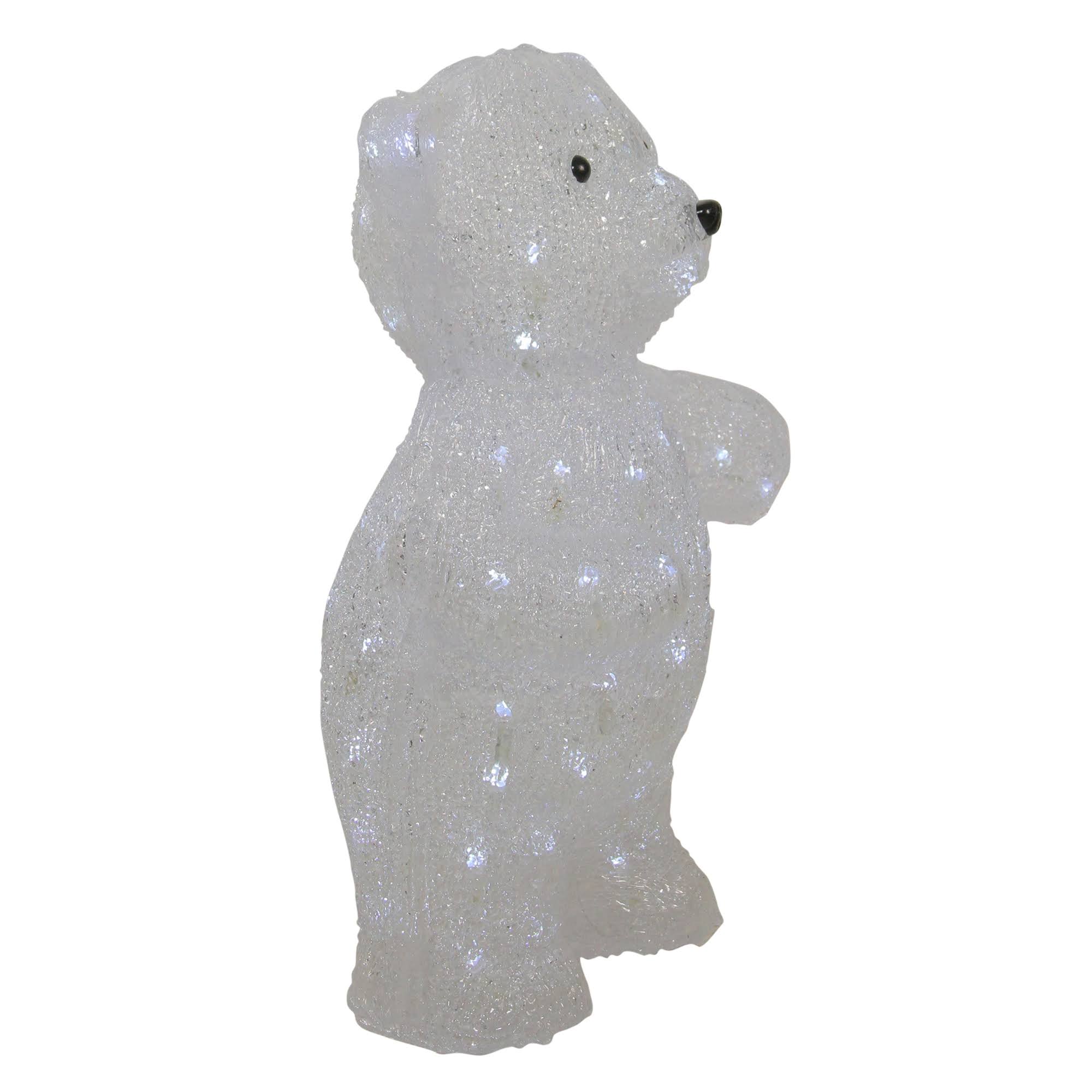 Northlight 16.5x22 Lighted Commercial Grade Acrylic Polar Bear Christmas Display Decoration