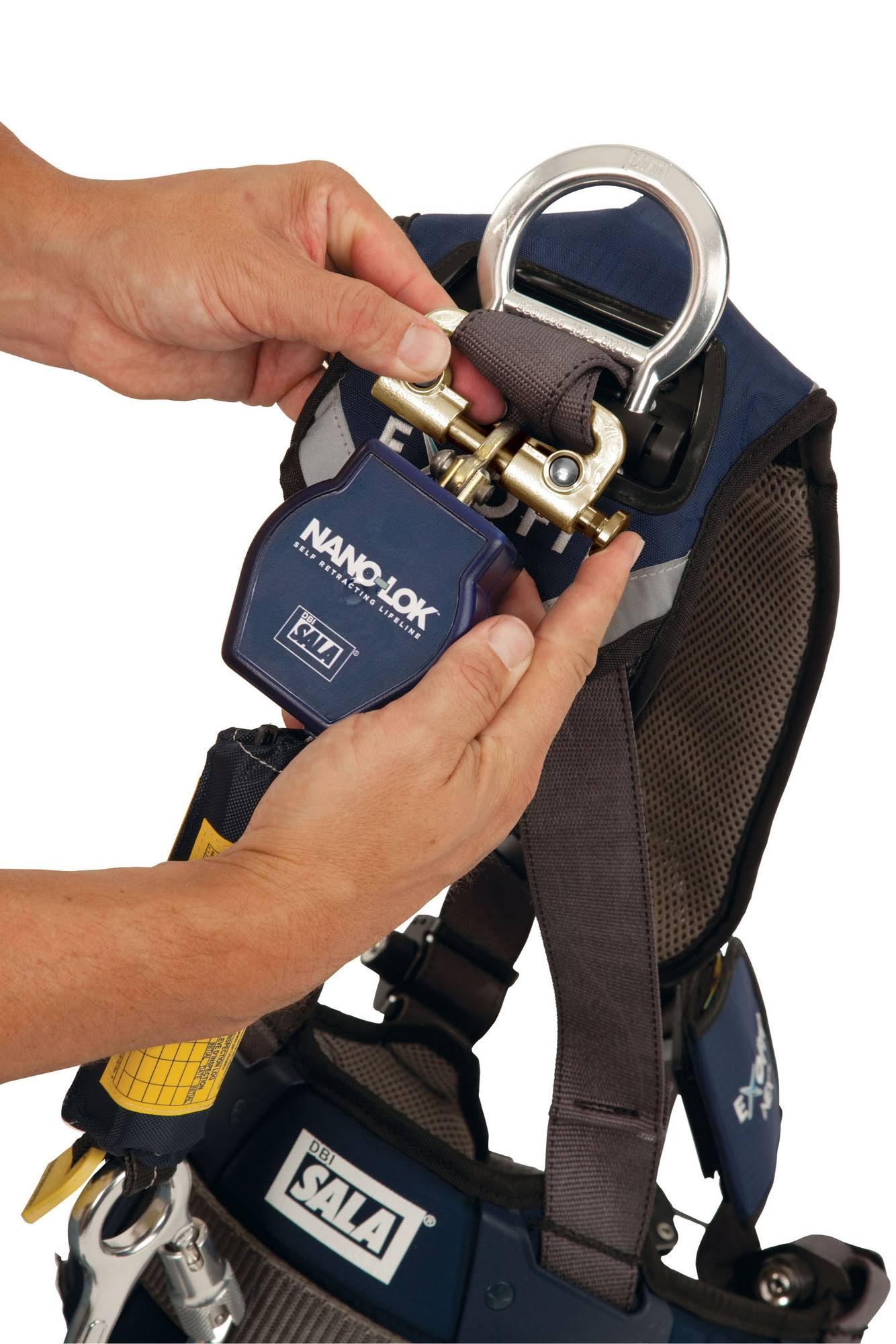 3M DBI-SALA 3101590 - Nano-Lok Extended Length Quick Connect Self Retracting Lifeline Web, 9 ft.