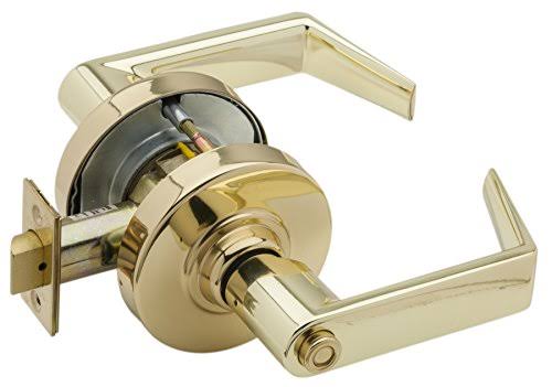 Schlage ND40S RHO 605 Privacy Lever Set, Satin Chrome Finish