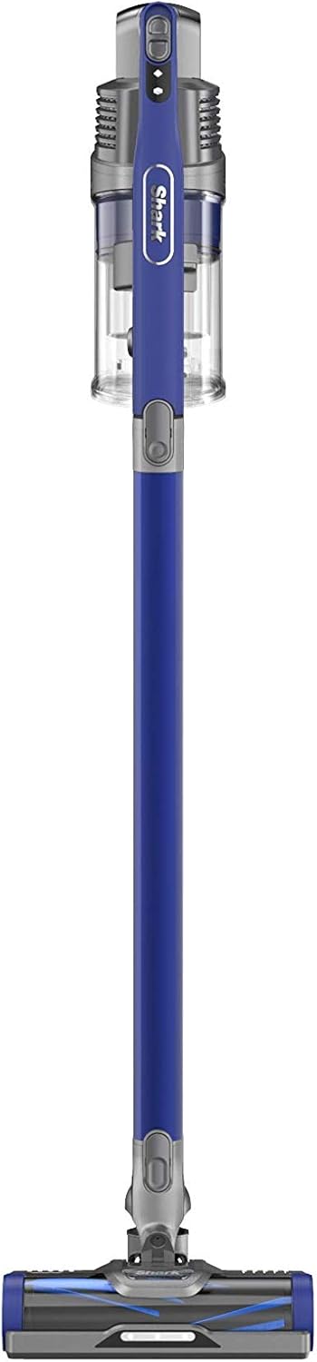 Shark IZ363HT Anti-Allergen Pet Power Cordless Stick Vacuum Self-Cleaning Brusholl, PowerFins, Crevice Tool, Dusting Brush, Pet Multi-Tool & Anti-Allergen Dusting Brush, 50min Runtime, Blue