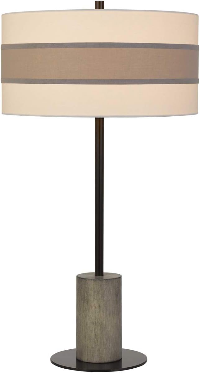 Cal Lighting BO-2866TB Transitional One Light Table Lamp from Jumilla Collection in Black Finish, 18.50 inches