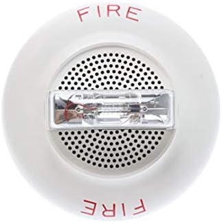 WHEELOCK E60-24MCC-FW 2W Speaker Strobe Round Ceiling 24VDC 15/30/75/95CD White Pack of 2